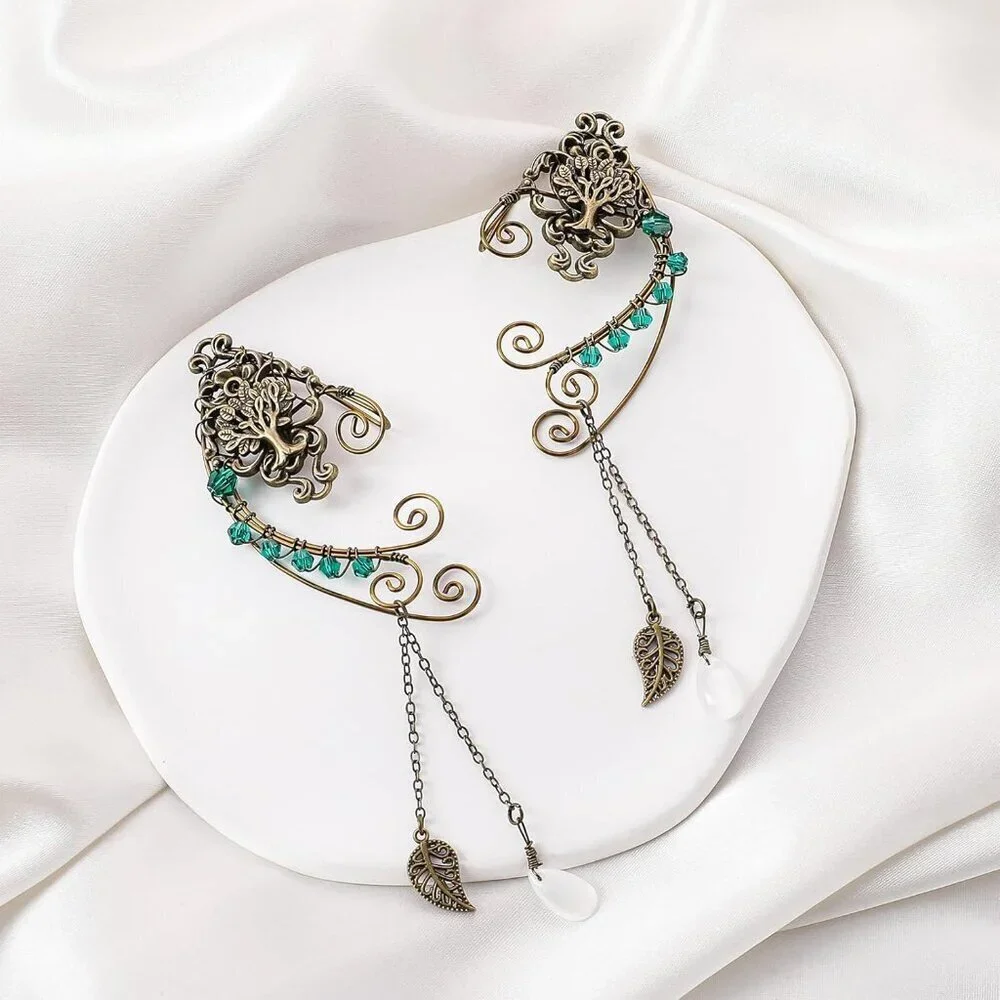 Fairy Ear Cuffs Headband Faux Material Adjustable Costume Accessories